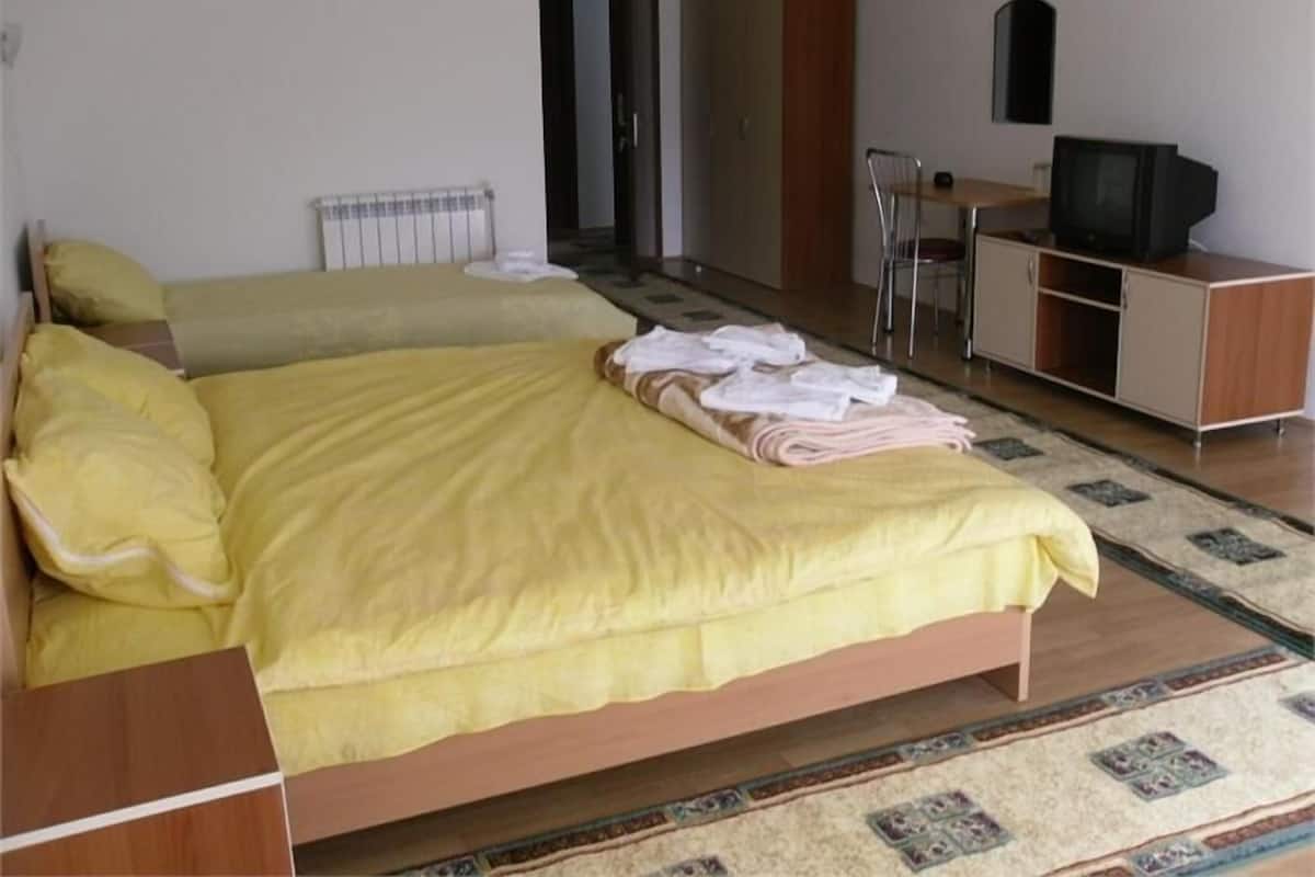 Suite junior, vistas a la montaña | Ropa de cama de alta calidad, escritorio, tabla de planchar con plancha