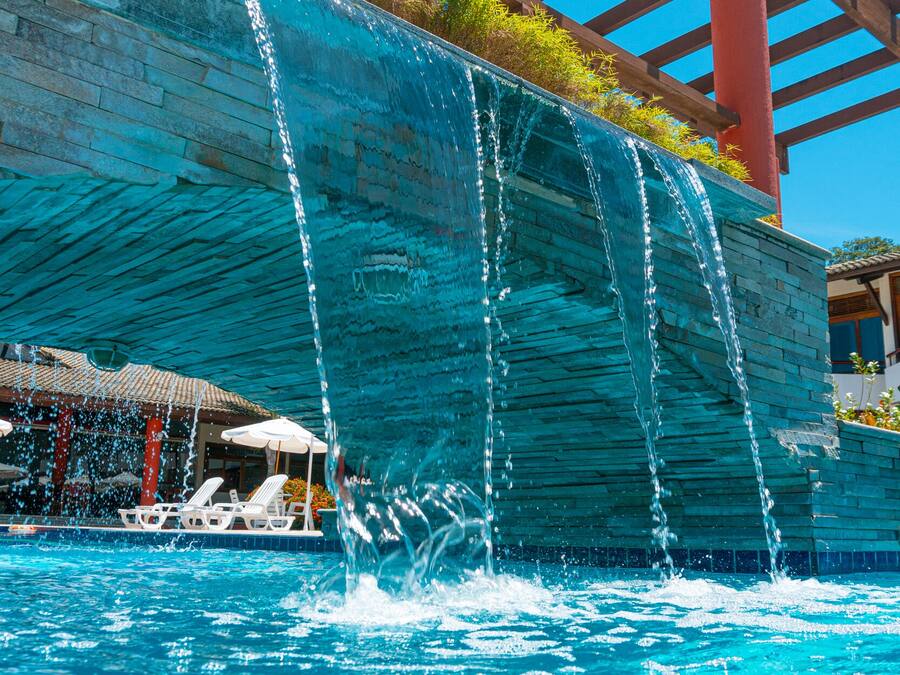 2 outdoor pools, open 10:00 AM to 9:30 PM, pool loungers