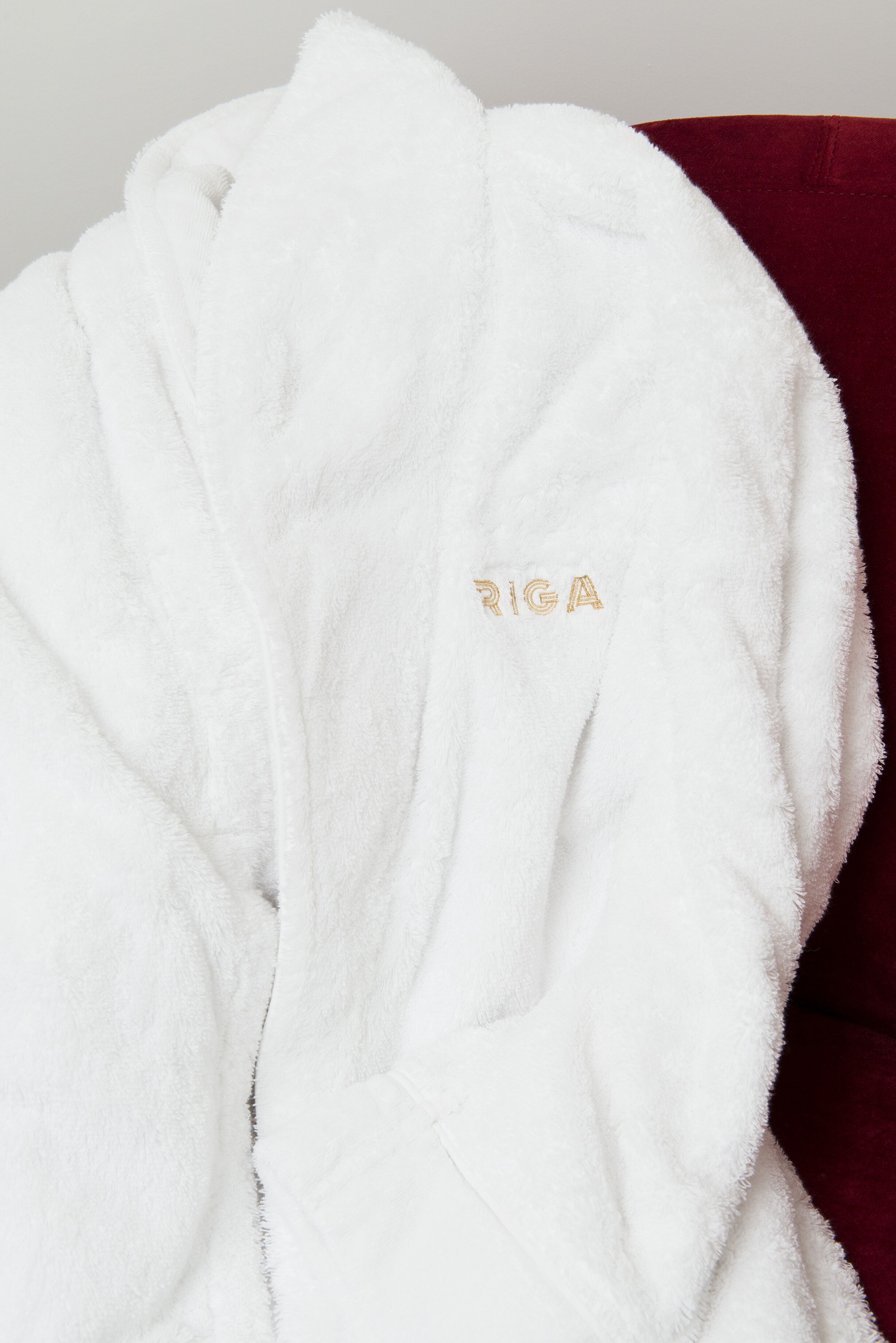 free toiletries, bathrobes, towels