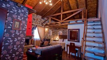 Flachbildfernseher, Kamin