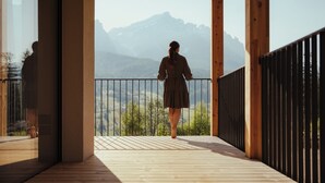 Quarto casal ou duplo luxo | Terraço/pátio
