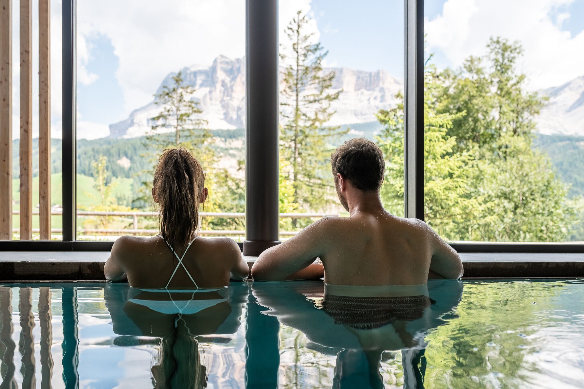 Indoor pool, open 7:30 AM to 7:30 PM, sun loungers