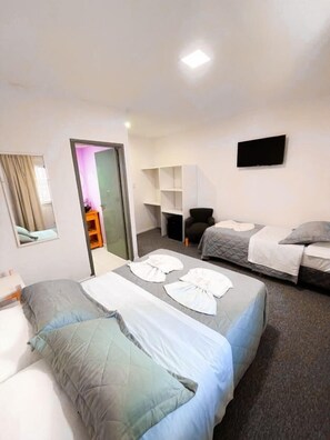 Premium bedding, blackout curtains, bed sheets