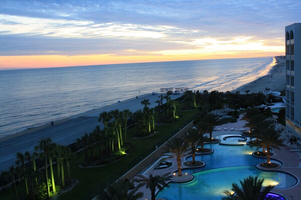 Indoor pool, a heated pool - A Bird's Eye View Diamond Beach Condo (Galveston)