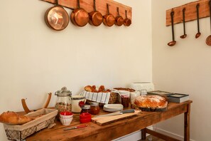 Kontinental frokost er inkludert hver dag