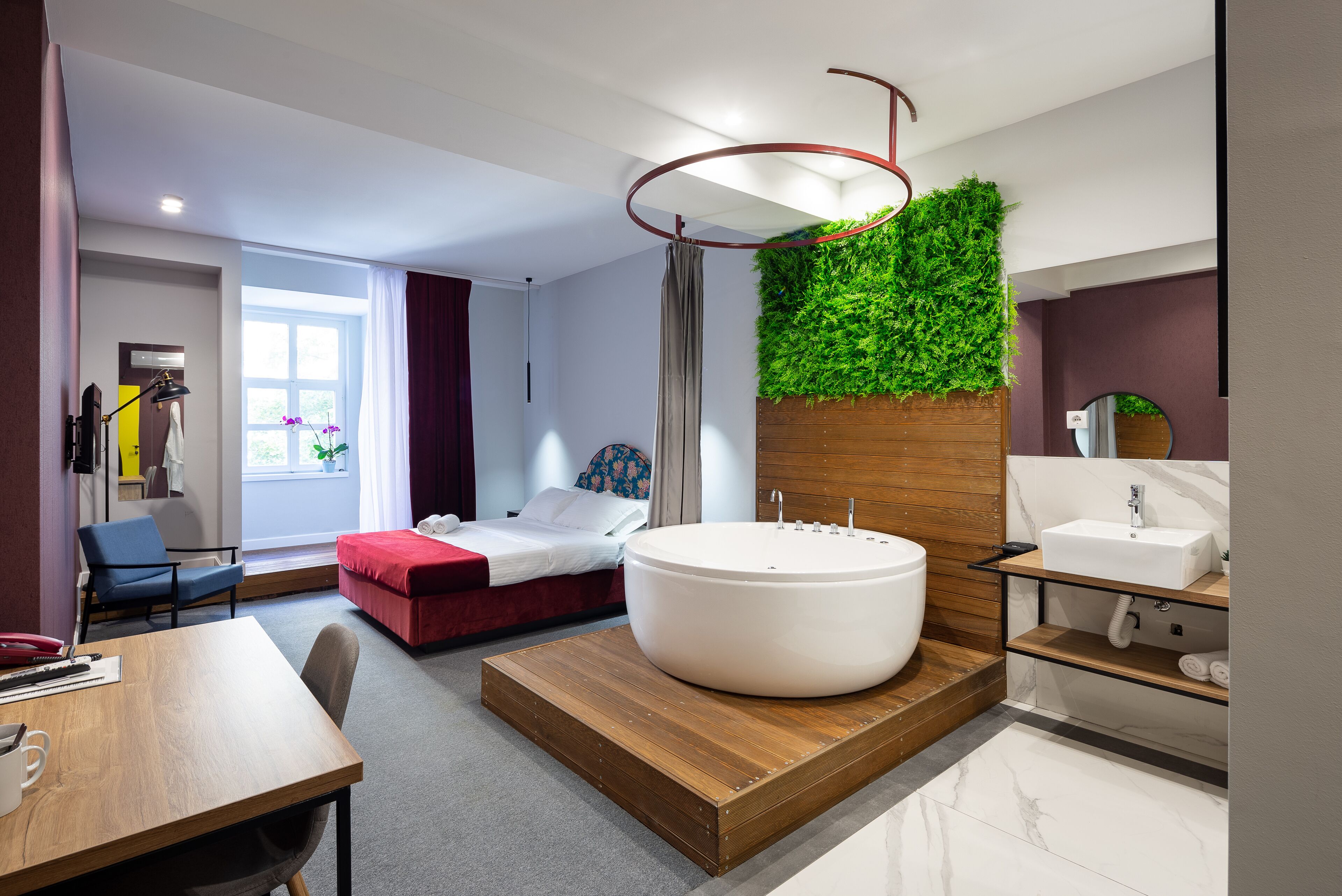 Luxury Double Room, City View | Premium bedding, Tempur-Pedic beds, minibar, in-room safe