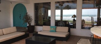 Large entertainment area inside and out. Event property