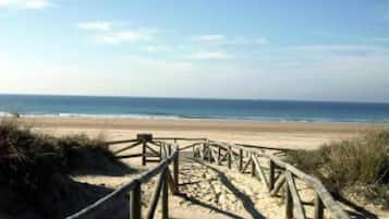 Una spiaggia nelle vicinanze, teli da spiaggia