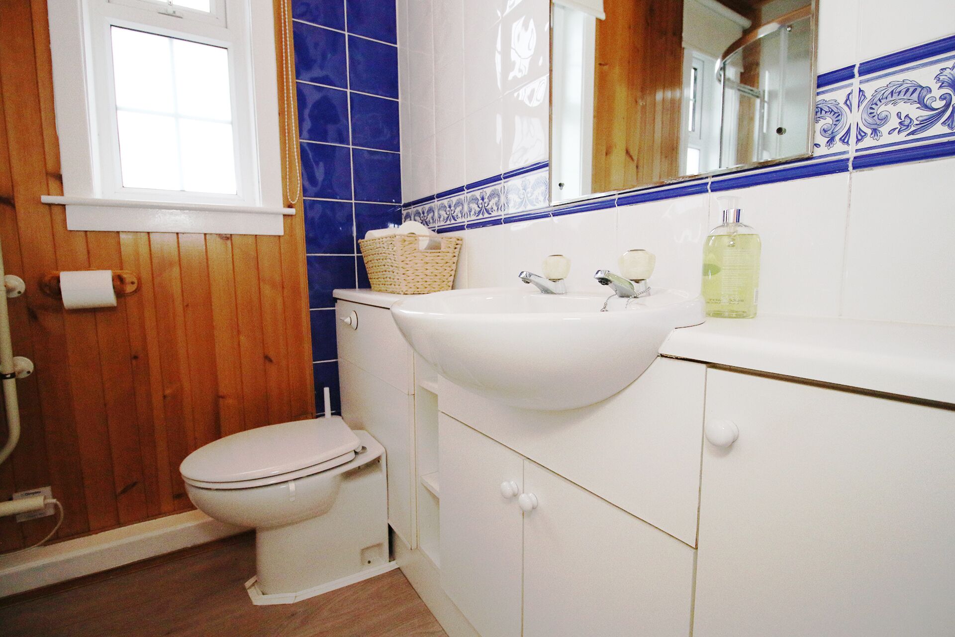 Hair dryer, towels, toilet paper