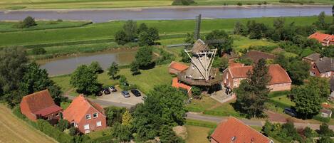 منظر من الجو على ارتفاع عالٍ