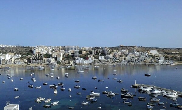 Blick von der Unterkunft