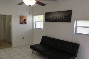 Living area - ESCAPE BY ANDY RESORT is very good for couples, business travelers, tourist, (Cutler Bay)