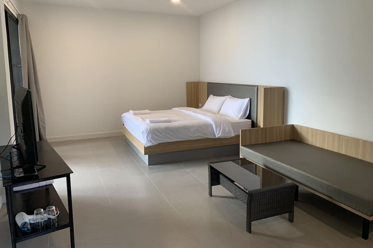 Deluxe Double Room with Sea View | 1 soveværelse, pengeskab på værelset, skrivebord, gratis Wi-Fi
