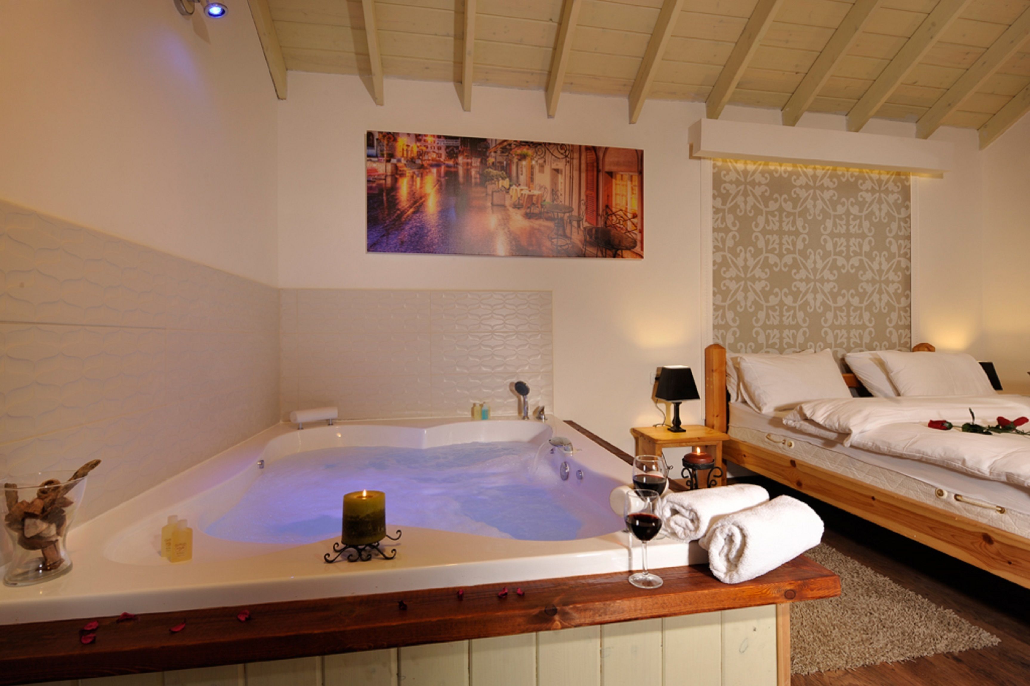 Studio Suite, không hút thuốc, quang cảnh núi | Bồn tắm spa riêng