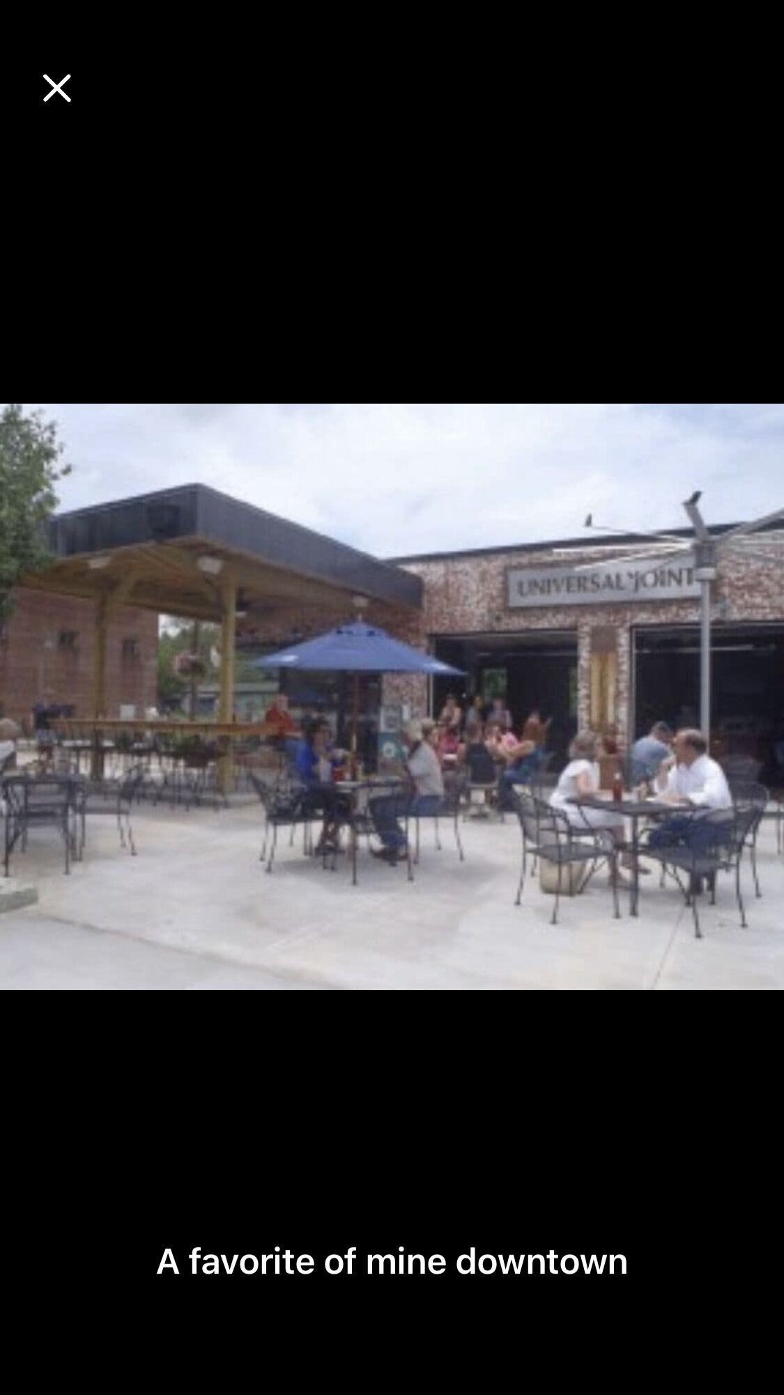 Restauration en plein air