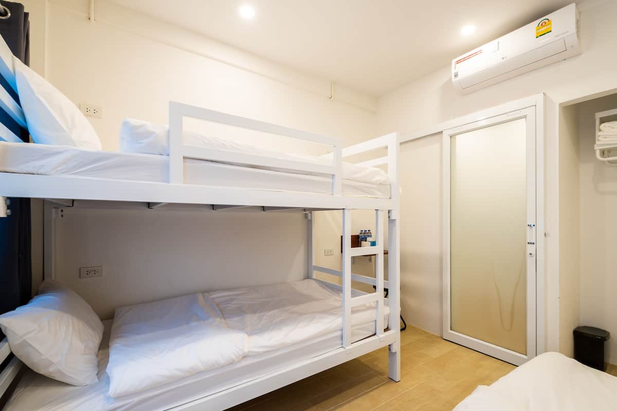 Desk, blackout curtains, iron/ironing board (on request), free WiFi