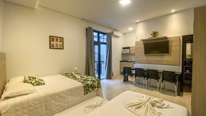 Studio | Minibar, in-room safe, WiFi (free), bed sheets - Ala Moana Pousada (Bombinhas)