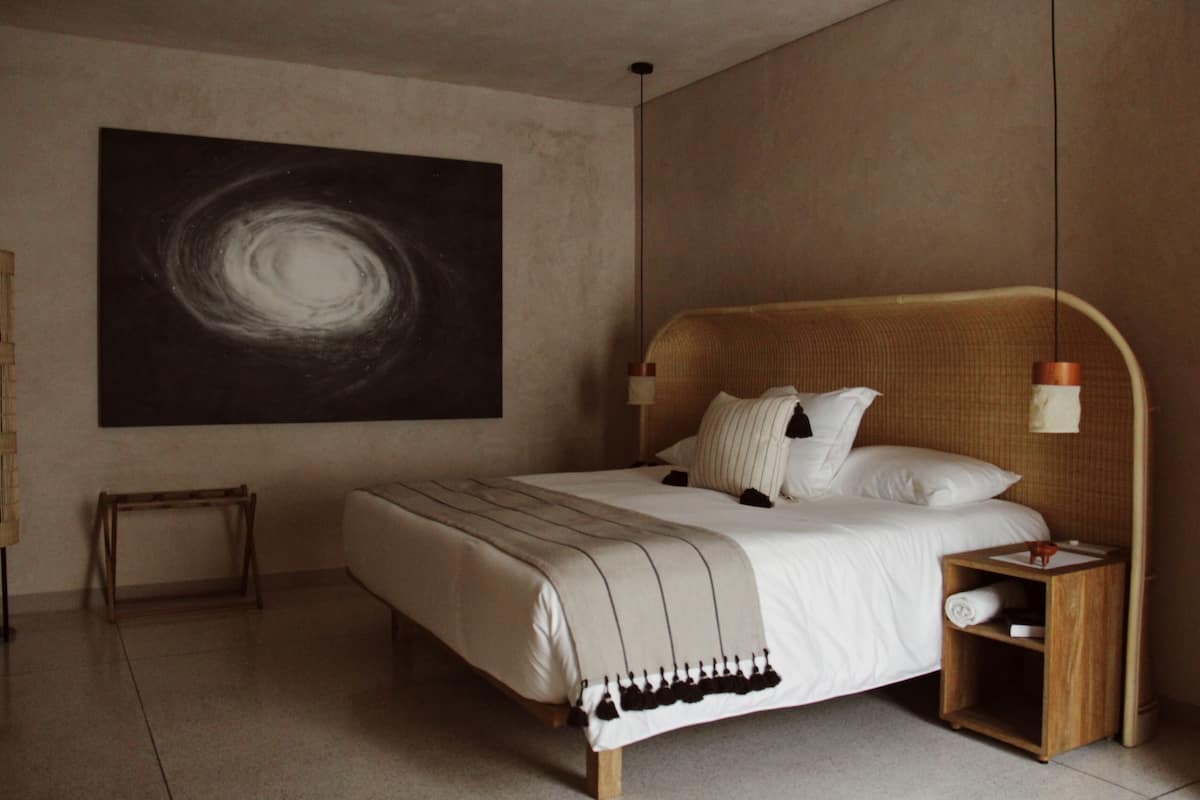 Apapacho Suite 15 | Luxe beddengoed, een kluis op de kamer, een bureau, een laptopwerkplek