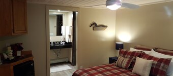 Cerca de la bahía de Saginaw y el río Saginaw