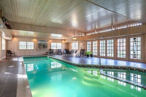 Indoor pool, a heated pool