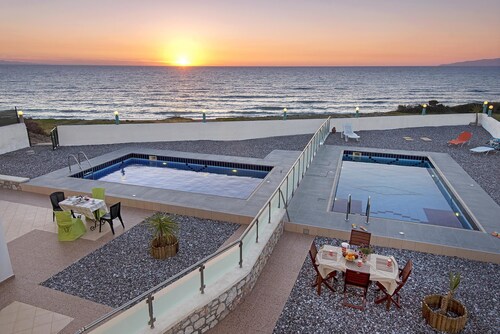 Charming Waterfront Villa in South Rhodes , near Monolithos and Prasonissi