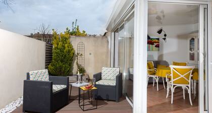 LOMA-ZENI kookospähkinässä SUUR MUKAVUUS AIGUES MORTES 5 km: n päässä merestä