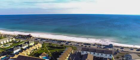 Beach nearby, sun-loungers