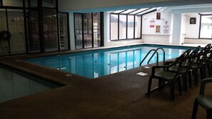 Indoor pool, a heated pool