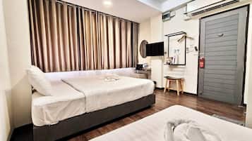 Ropa de cama de alta calidad y minibar