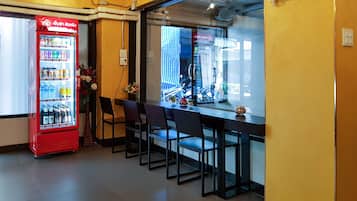 Sittområde i lobbyn