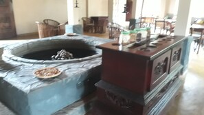 Sala de estar en el lobby