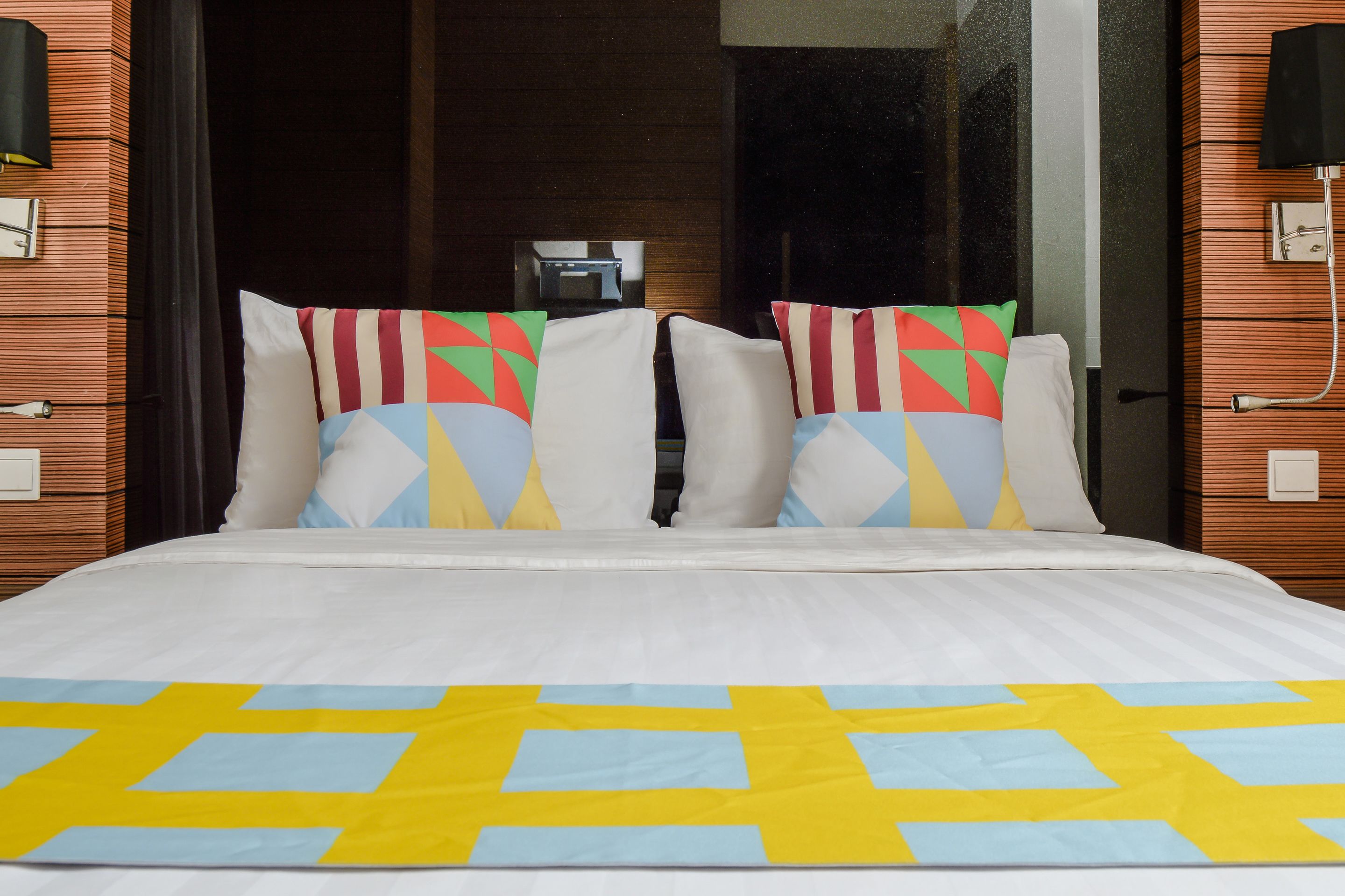 Apartemen Klasik, 2 Tempat Tidur Double, Bebas Asap Rokok, pemandangan kota | 2 kamar tidur, seprai linen, dan dapat diakses tamu berkursi roda