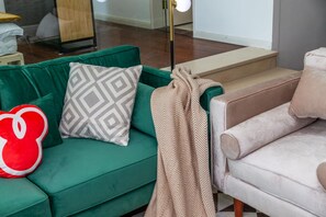 Suite, 3 Schlafzimmer | 3 Schlafzimmer, Verdunkelungsvorhänge, kostenloses WLAN, Bettwäsche