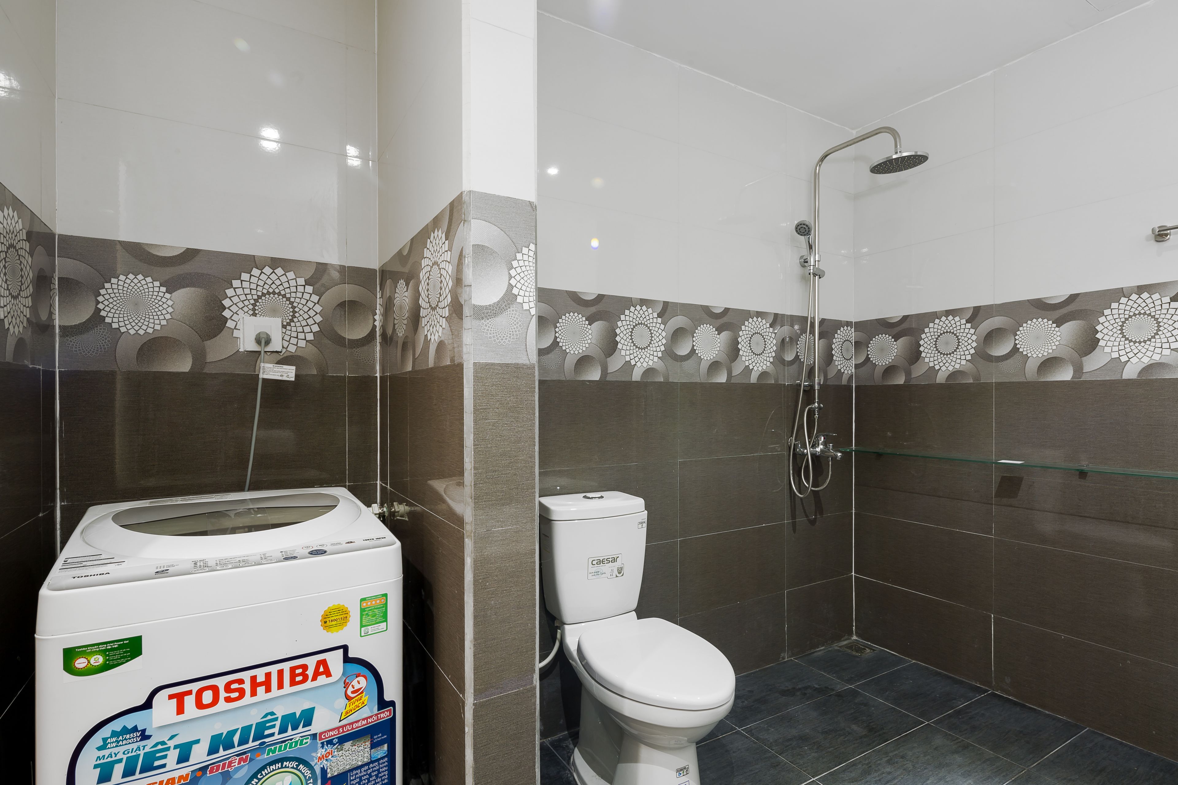 free toiletries, hair dryer, slippers, towels