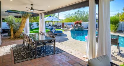 Santa Fe Modern in the Center of Scottsdale w/ private heated pool
