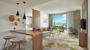 Caja de seguridad en la habitación y decoración personalizada