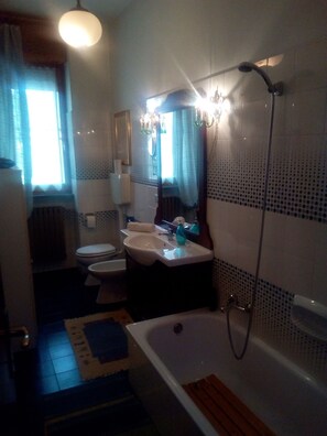 Articles de toilette (gratuits), séchoir à cheveux, bidet