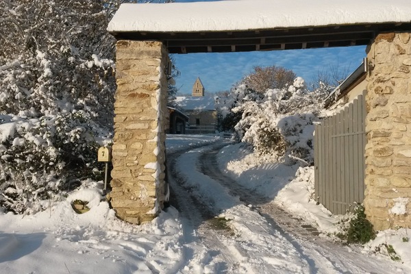 Entrada de la propiedad