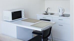 Fridge, microwave, oven, stovetop - My Smart Hotel (Kyiv)