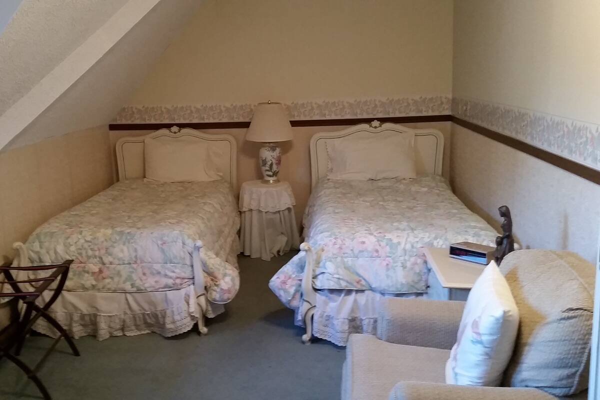 Chambre Deluxe avec lits jumeaux, 2 lits une place, non-fumeurs | Décoration personnalisée, ameublement personnalisé