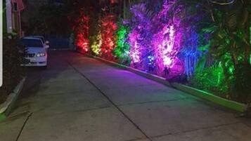 Majoituspaikan sisäänkäynti