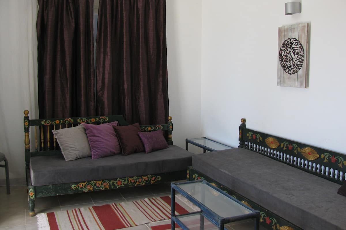 Familienapartment, Meerblick | Wohnbereich