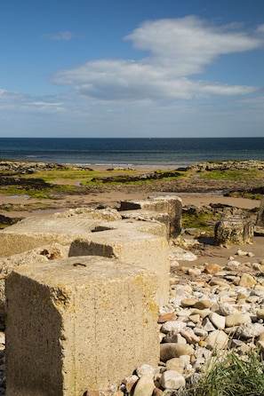 Vlak bij het strand, wit zand
