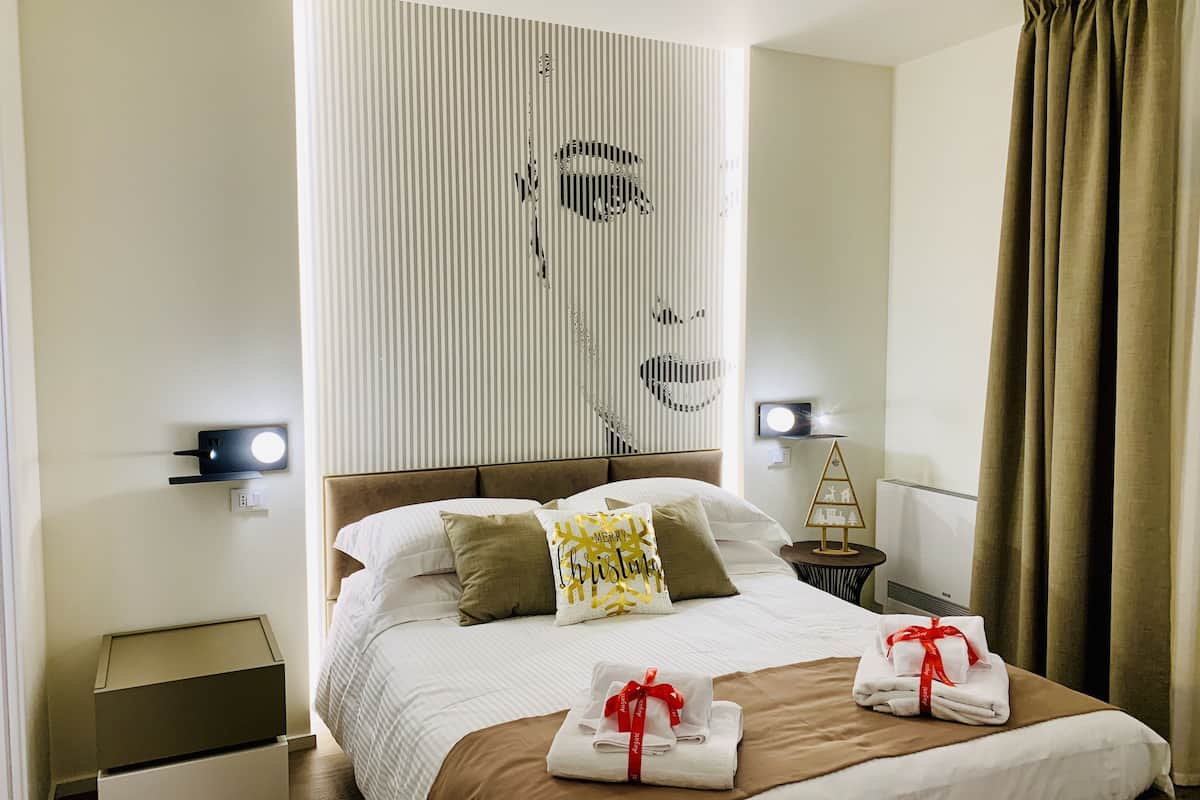 Quarto casal luxo, para não fumantes, suíte (Glance) | Roupas de cama de algodão egípcio, roupas de cama premium