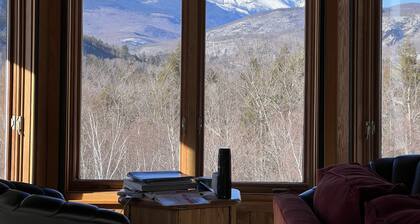 Stunning views of Mt Washington and the presidentials.