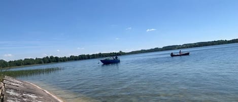 Playa en los alrededores y camastros