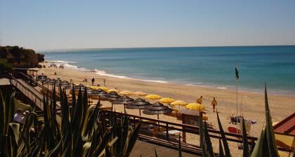 Parin askeleen päässä rannalta