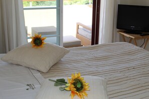2 bedrooms, desk, iron/ironing board, WiFi