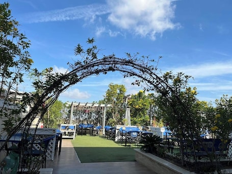 Terraza en la azotea. Panorama Hotel Tanta