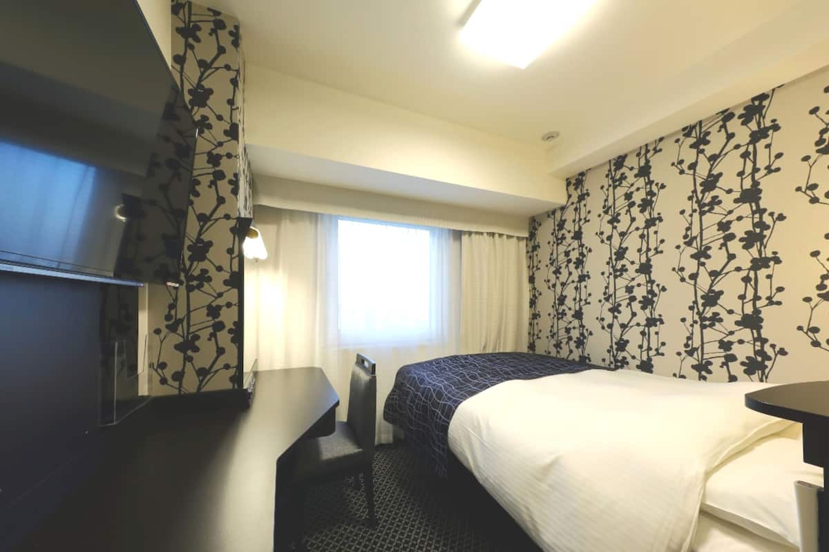 Desk, blackout curtains, soundproofing, iron/ironing board